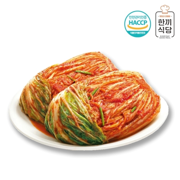 [한울김치] 한끼식당  우리 농산물 100% 포기김치 1kg