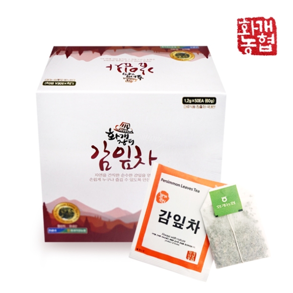 [화개농협] 화개장터 감잎차 2박스/3박스 (박스당50티/60g)