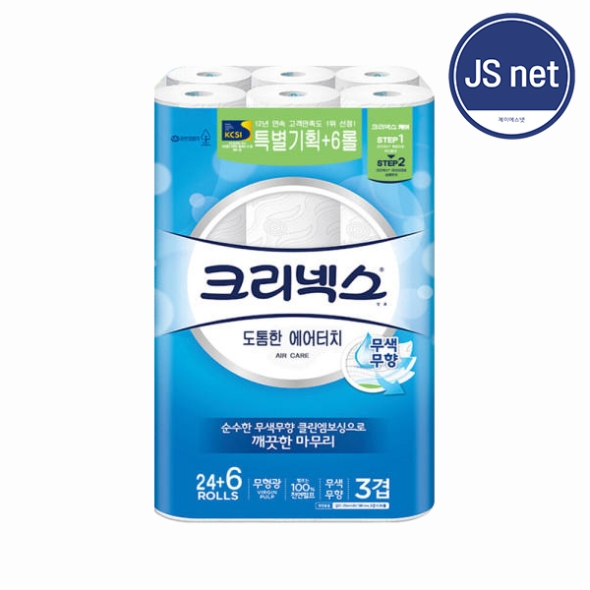  [크리넥스] 도톰한 에어터치 대용량화장지 27m30롤
