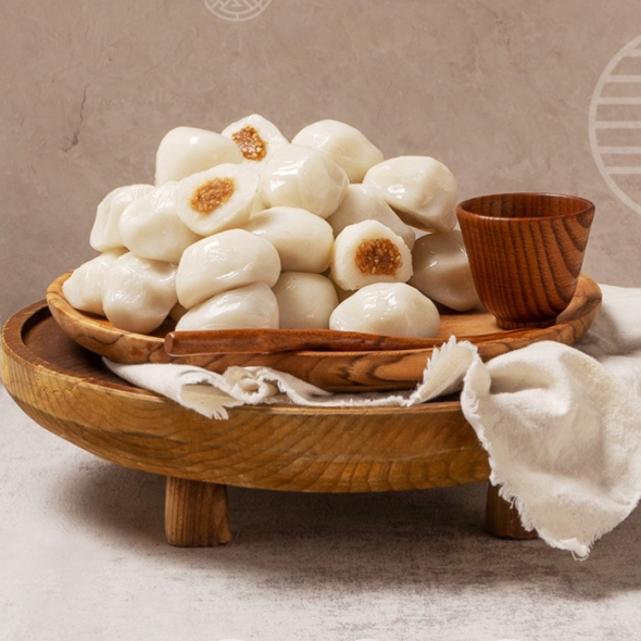 (소포장) 자농의뜨락 흰송편 320g