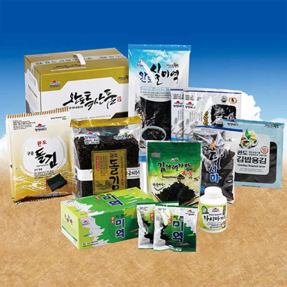 [명절특선] [완도금일수협] 돌김/재래김/미역/다시마/멸치세트 (17품목)