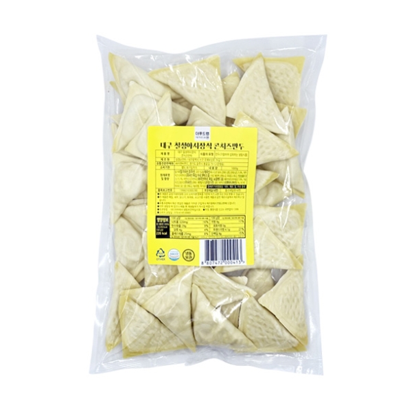 [단짠예찬] 대구 칠성야시장식 콘치즈만두 1팩/2팩/3팩 (팩당 1kg/41개내외)