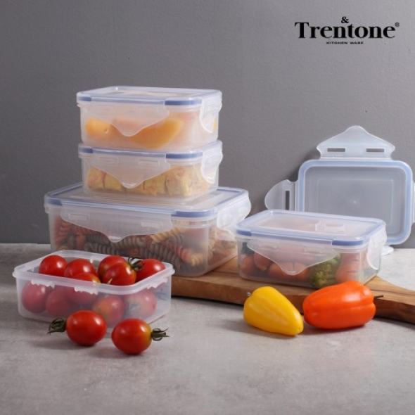 [트렌톤] 밀폐용기 이츠락 1호 3종 (900ml x 3개)
