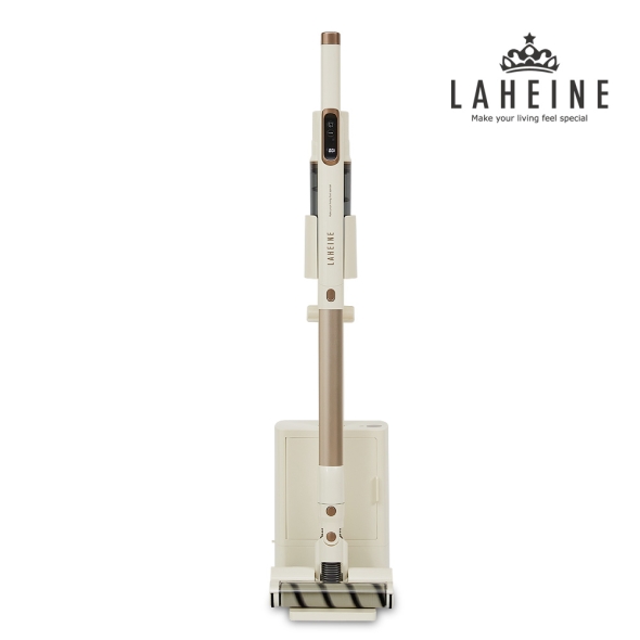 [신한카드 할인][라헨느] 더 퀸 슬림 플러피 듀얼헤드 BLDC 클린스테이션 무선청소기 LHN-VS800W 더스트백 추가구성