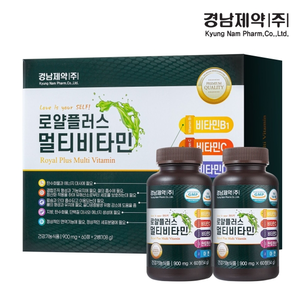 로얄플러스멀티비타민900mg x 60정 x 2병