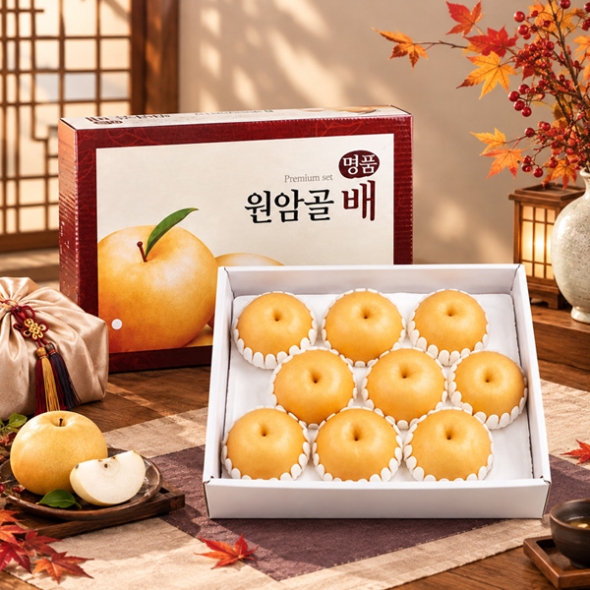 [명절특선] [농협공판장] 정성드린 프리미엄 나주배세트 2종 7.5kg (12과내/10과내)