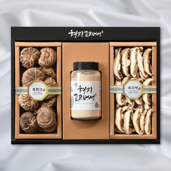 [형지] 흑화고 혼합4호(흑화고110g+표고가루140g+표고채100g)