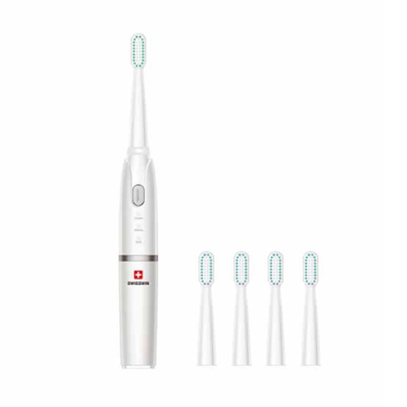 [스위스윈] 소닉 음파 전동칫솔 + 칫솔모2개