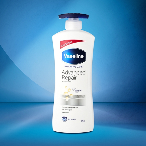 바세린 어드밴스드 리페어 무향 바디로션 600ml