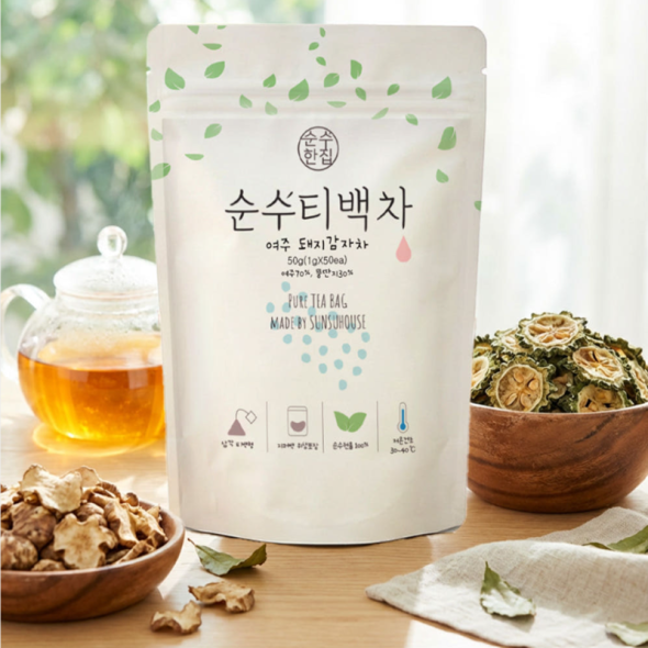 [순수티백]순수한집 여주돼지감자차 티백 1팩 50개입