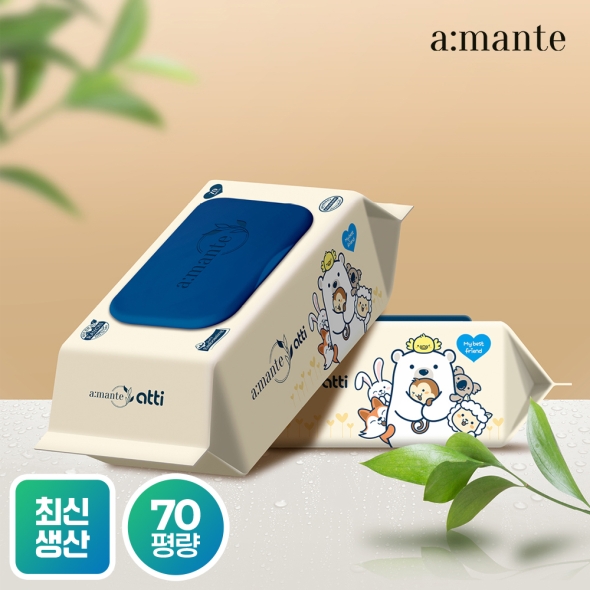 [신제품 출시기념 SALE] 두꺼운 프리미엄 70평량 고평량 물티슈 70매 10팩/20팩