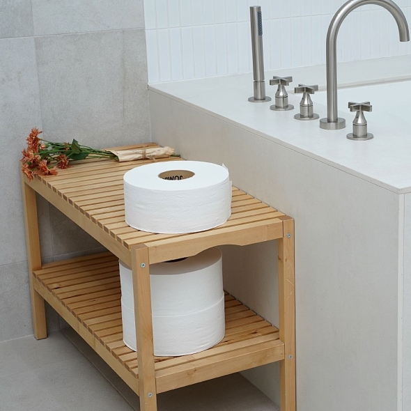 [특별할인] 크린롤 물에잘녹는 업소용 대용량 화장지 휴지 무형광 엠보싱 클린 화이트 점보롤 200m 2겹x16롤