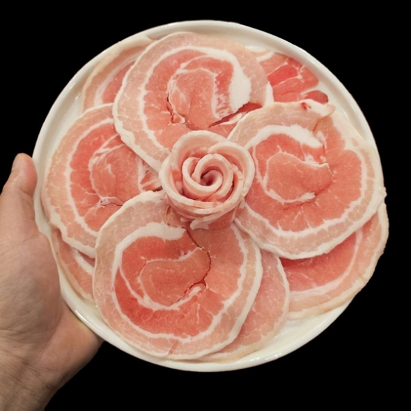 [프리미엄] 듀록 흑돼지_눈꽃삼겹살 [500g/800g] [1팩-2팩]