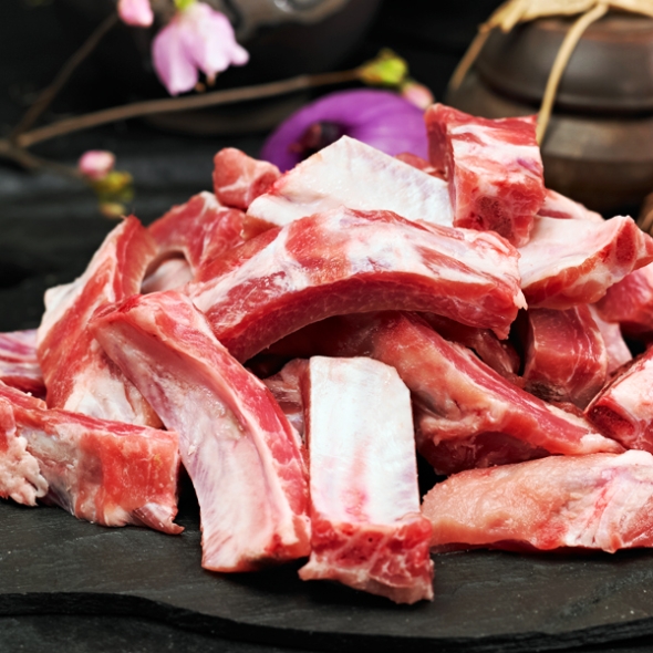 [참마음한돈] 냉장 쪽갈비(등갈비) 500g / 500g+500g