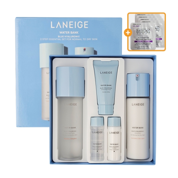 라네즈 워터뱅크 블루 히알루로닉 기초화장품세트 (중건성용) 피부장벽강화