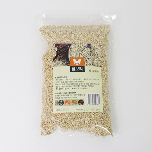 (25년산) 홍성농부의 찰보리 1kg 직접도정