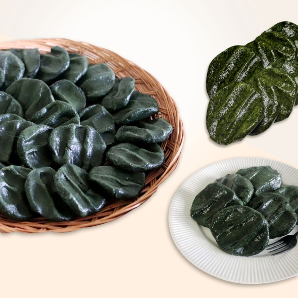28년전통 맛집 수제 생쑥100% 진도 해풍 쑥 개떡 1kg(15-17개)