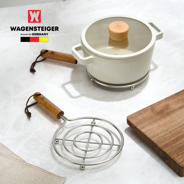 [만원의행복] 바겐슈타이거 우든핸들 냄비받침대