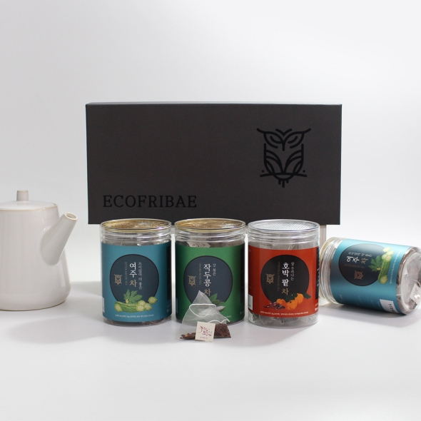 에코프리베 프리미엄차 3종선물세트 60ea (작두콩/여주/호박팥) 저온 다회 덖음차 국내특허포함 