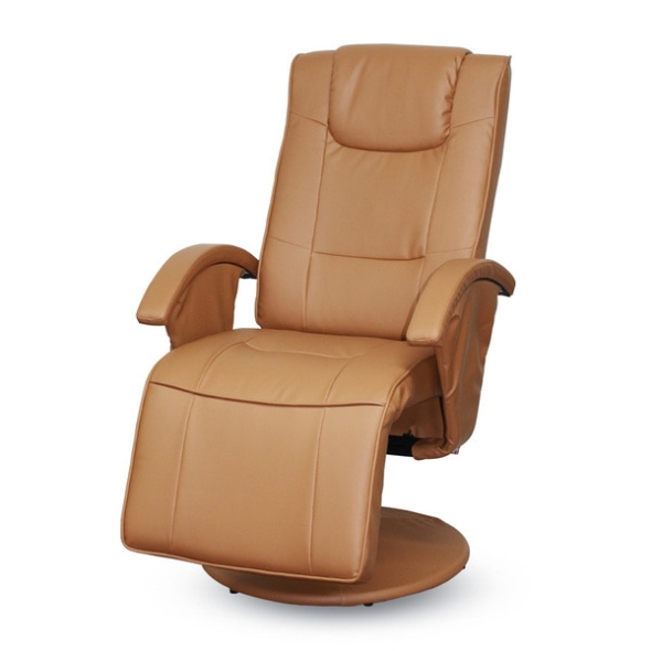 벨로체 리클라이너 1인 각도조절 발받침 수동 브라운