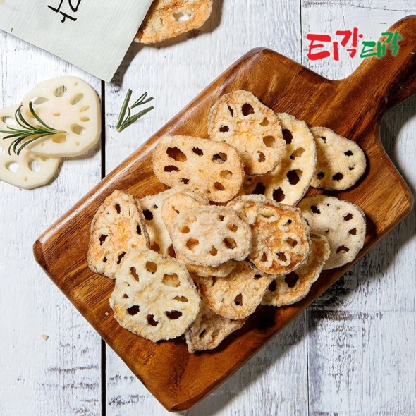 속초 중앙시장 명물 부각 티각태각 연근부각 8p세트_30g*8ea