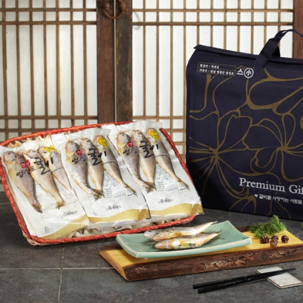 [진공포장] 영광굴비선물세트 24미(1.8kg내외_채반_부직포가방)
