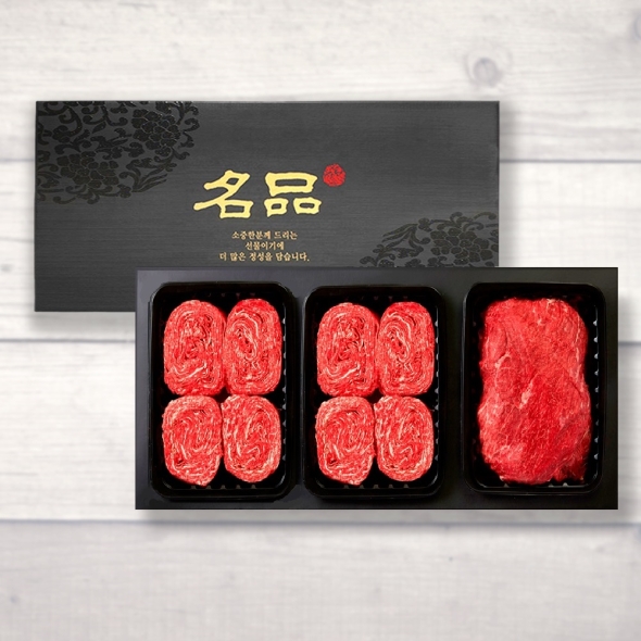 1등급 숙성한우 선물세트 1.5kg(불고기500g+불고기500g+국거리500g)