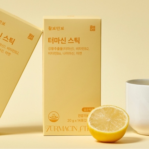 관절건강 기능성 인정 마시는 활보만보 터마신 강황 진액 스틱 14포 x 1박스
