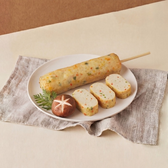 효성어묵 부산 전통 감자 베이컨 어묵바 프리미엄 어묵 x 6개