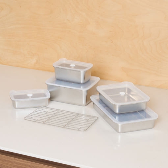 [김장철] [톨튼] 렌지,오븐,인덕션에도 사용가능 SUS316 스텐밀폐용기 6종세트