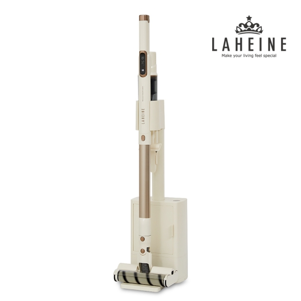 [신한카드 할인][라헨느] 더 퀸 슬림 플러피 듀얼헤드 BLDC 클린스테이션 무선청소기 LHN-VS800W 더스트백 추가구성