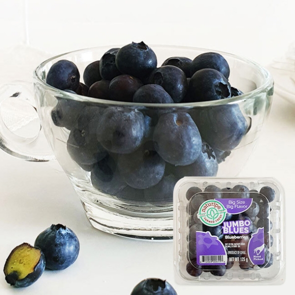 [자연속애] 고당도 칠레 생 블루베리 2팩/4팩/6팩/8팩 (팩당125g/14mm내외)