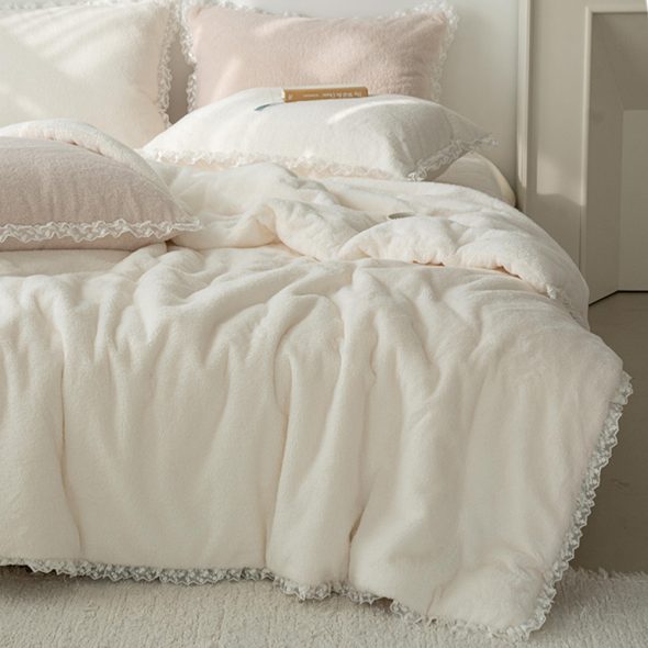 송화 보아 극세사 차렵이불 믿고 쓰는 국내생산 정전기 없는 고급침구