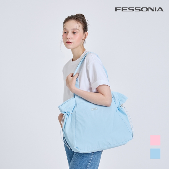 페소니아 스트링 나일론 쇼퍼백 젤로