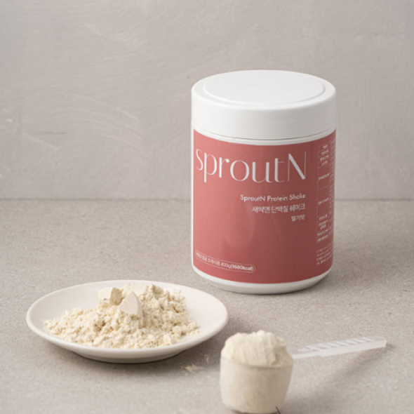 [특별할인] 국내산 원료 새싹앤 맛있는 식사대용 단백질쉐이크 프로틴 파우더 보충제 400g 3종 택1