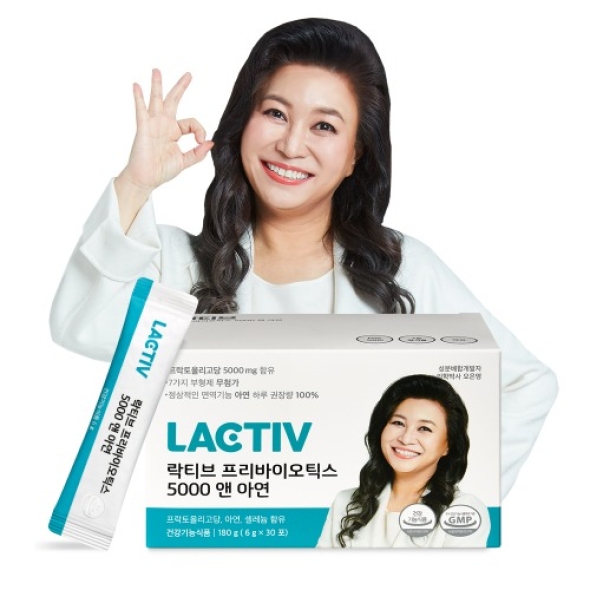 [락티브]프리바이오틱스 5000 앤 아연 6g x 30포