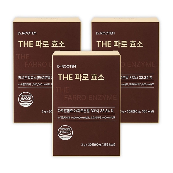 닥터루템 이탈리아 파로효소 고대 곡물 발효 고역가 분말 30포, 3박스