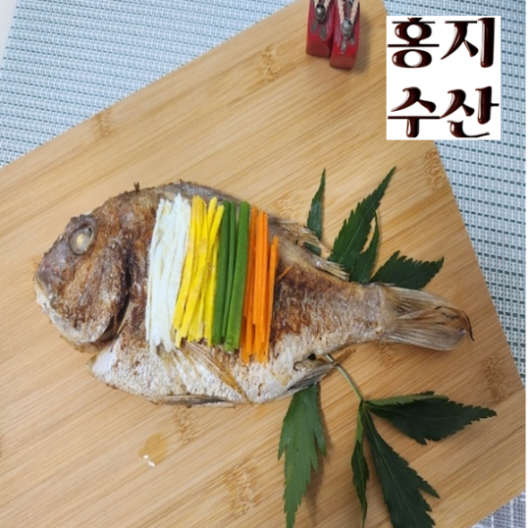 홍지수산 저염 손질 참돔 1마리  500g 400g 전후  생선요리 선물용