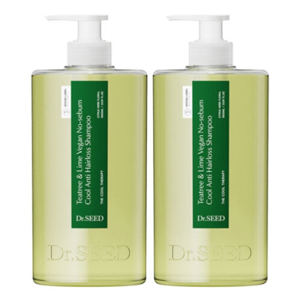 [닥터시드] 1+1티트리 앤 라임 비건 지성케어 쿨 탈모 샴푸 1000ml