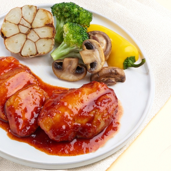 [똑똑한식단] THE 부드런 저당 숯불갈비맛 닭가슴살 5팩/10팩/15팩/20팩 (팩당100g내외)