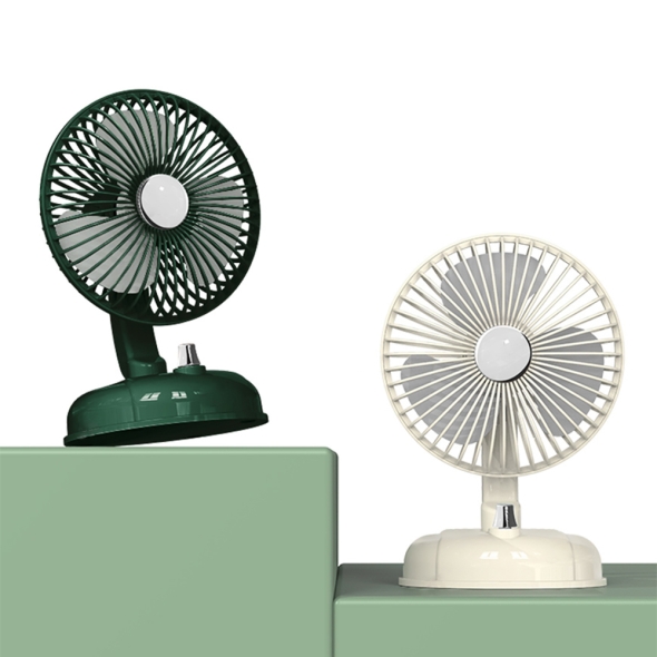 [엑스트라] 블루스톰 F14 레트로 다이얼 무선 데스크 선풍기