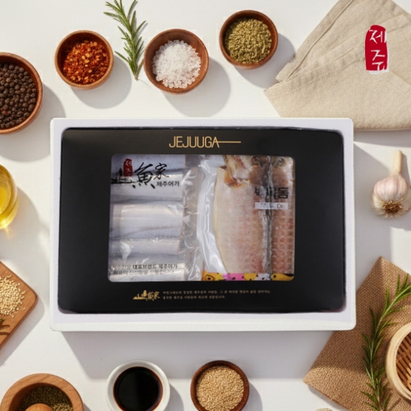 [제주특선] 은갈치/백옥돔 모듬세트 9호(은갈치 중 2마리+백옥돔 대 4마리)