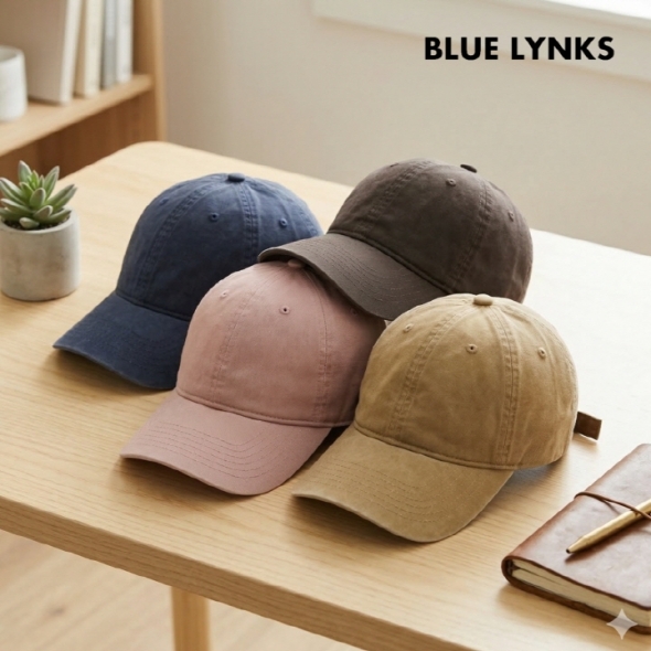 [블루링스] 공용 프리미엄 빈티지 캡 모자 (색상 택1) ABC-00502
