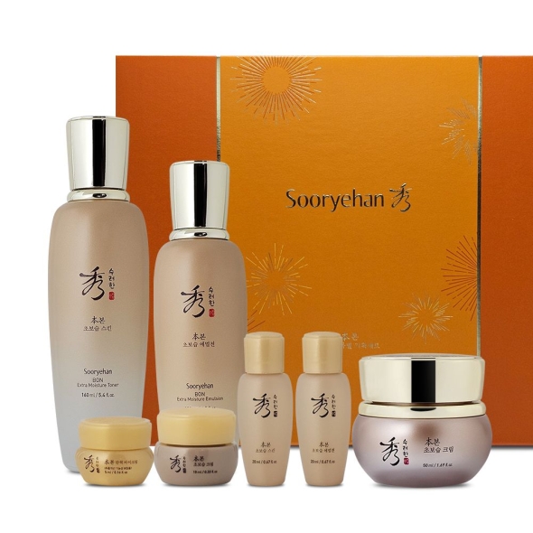 수려한 본 초보습 특별 기획 세트 3종  촉촉한 한방화장