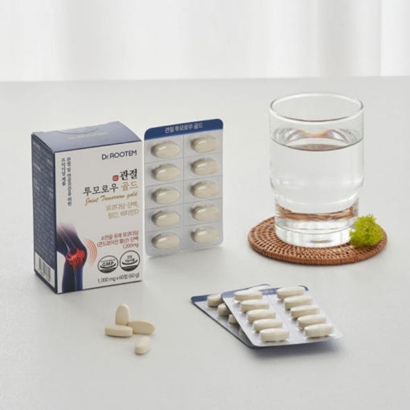 닥터루템 관절 연골 콘드로이친 뮤코다당 단백 투모로우 골드 60정, 2박스