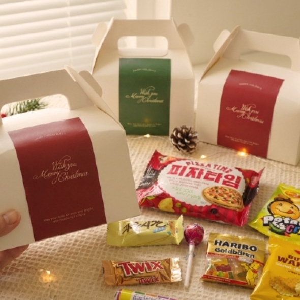 [특별 할인]크리스마스 홀리데이 심플 간식 9종 과자선물 단체간식 어린이집간식