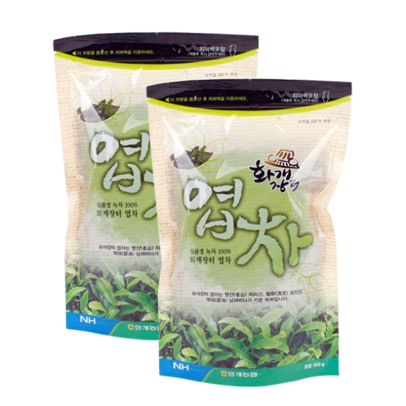  [화개농협] 화개장터 녹차100% 엽차 2팩/3팩/5팩 (팩당100g)