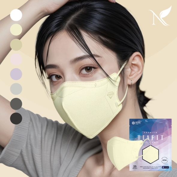 다이아핏 새부리형 황사 마스크 KF94 25매입+25매입 파우치형 대형/중형/소형