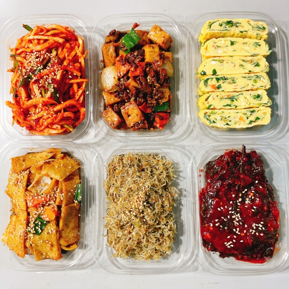 순수한반찬] 6종 밑반찬 세트Ⅱ (WITH 캠핑, 나들이)