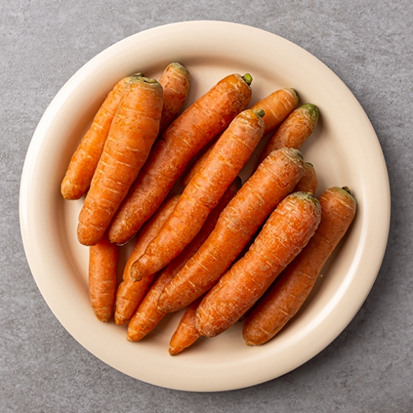 [만원의 행복] [당근최고] 앙증 스낵 당근 500g ~ 3kg 사이즈 혼합